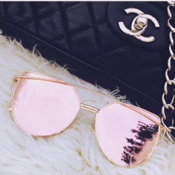 Mirror Cat Eye Sunglasses NWOT - Picture 4 of 12